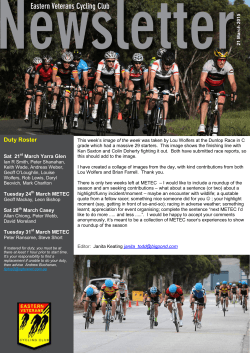 Dunlop Road, 14th March 2015 - Eastern Veterans Cycle Club
