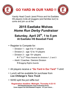 derby flyer here! - Eastlake Wolves Baseball
