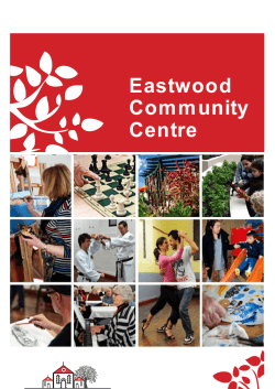 Program Booklet 2015 - Eastwood Community Centre