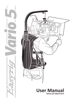 Easyrig 5 Vario Manual