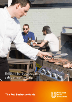 Brilliant barbecues can boost sales on sunny days