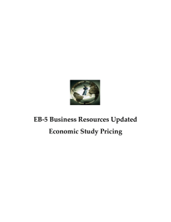 Revised Economic Study Pricing