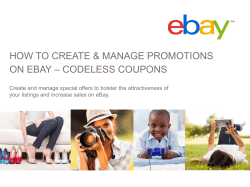 Codeless Coupons - ebay business builder