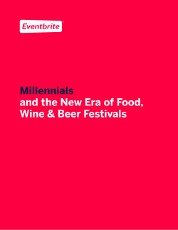 Millennials and the New Era of Food, Wine & Beer Festivals