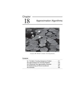 19. Chapter 18 - Approximation Algorithms. - E-Book