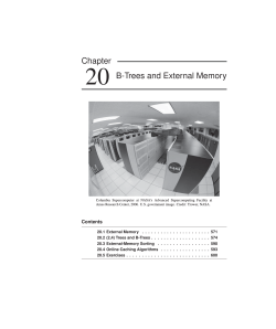 21. Chapter 20 - B-Trees and External Memory (319.71 - E-Book