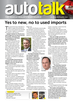 Yes to new, no to used imports