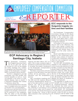 ECP Advocacy in Region 2 Santiago City, Isabela