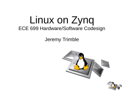 Linux on Zynq - the GMU ECE Department
