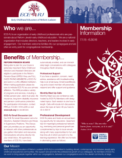 2015/16 ECEâRJ Membership Brochure / Form