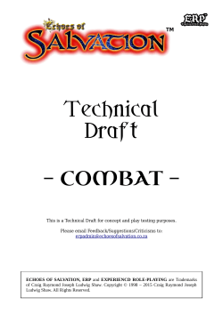 Technical Draft - COMBAT -