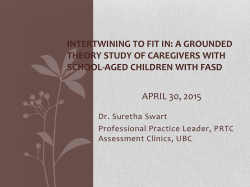 Dr Suretha Swart`s presentation