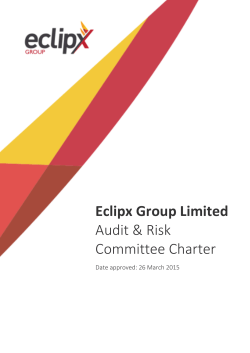 Eclipx Group Limited Audit & Risk Committee Charter
