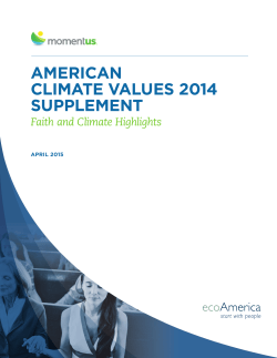 american climate values 2014 supplement