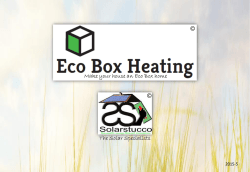 Make your house an Eco Box home The Solar