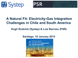A Natural Fit: Electricity-Gas Integration Challenges in Chile