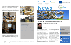 ECOINFLOW - Energy Control for Information Flow News