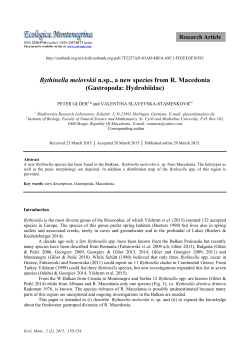 Full text  - Ecologica Montenegrina