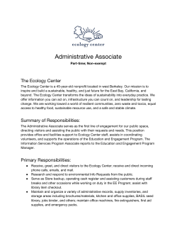 Administrative Associate
