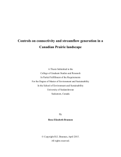 Controls on connectivity and streamflow generation in a Canadian
