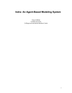 Indra: An Agent-Based Modeling System