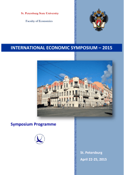The Symposium Programme