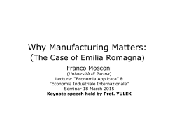 FMosconi_Why Manufacturing Matters_2015