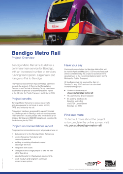 Bendigo Metro Rail