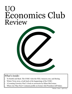 UO Review - Department of Economics