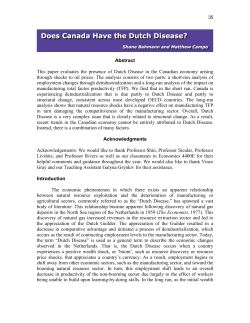 Abstract This paper evaluates the presence of Dutch