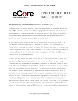 read full case study - ECore Software Inc.