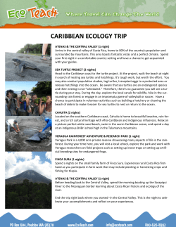 Read the full Costa Rica Caribbean Ecology itinerary