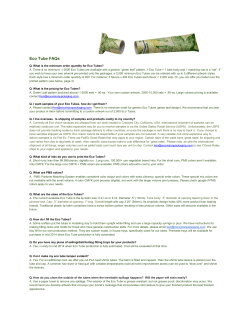 Eco Tube FAQs pdf