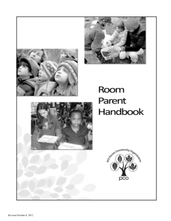 Room Parent Handbook