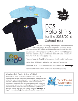 ECS Polo Shirts