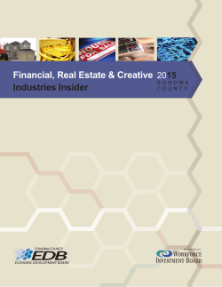 2015 Financial, Real Estate & Creative Industries Insider