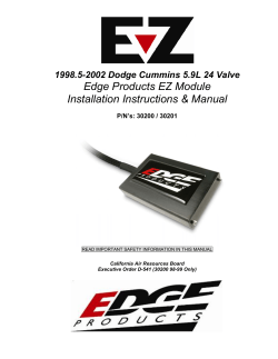 Edge Products EZ Module Installation Instructions & Manual