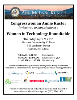 Congresswoman Annie Kuster Women in