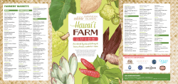 FARMERS` MARKETS - edible Hawaiian Islands Magazine
