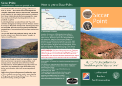Siccar Point - Edinburgh Geological Society
