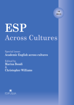 ESP Across Cultures