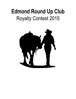 Royalty Contest Packet for 2015