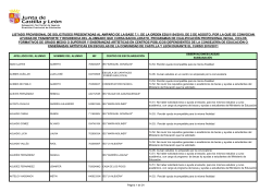 listado provisional ayudas transporte y residencia post