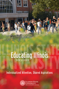 Educating Illinois - Illinois State University
