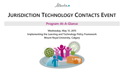 jurisdiction technology contacts event