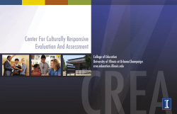 Downloadable CREA Brochure - College of Education