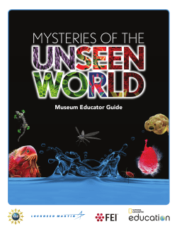 Mysteries of the Unseen World Museum Educator Guide - 4-H