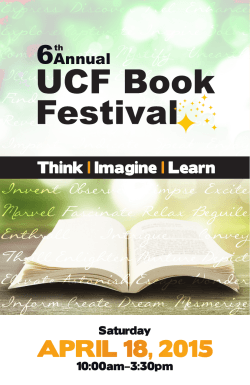 festival program - UCF College of Education and Human Performance