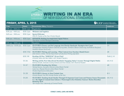 writing in an era - UCF College of Education and Human Performance