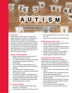 Key Education Issues in Review: Autism Spectrum Disorders
